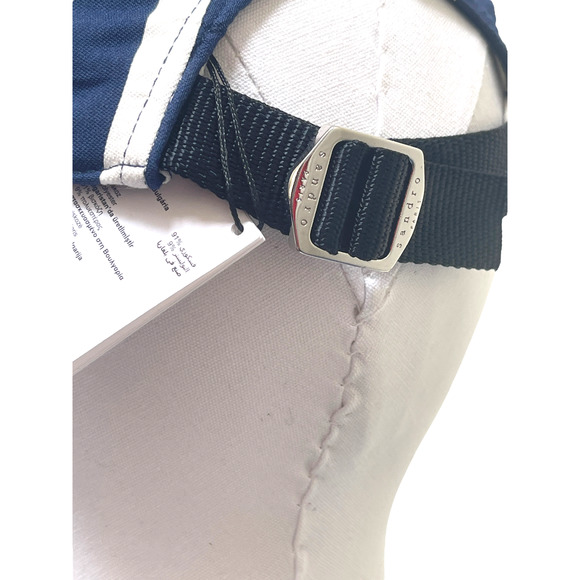 Sandro Paris Hat Striped Navy Baseball Cotton Adjustable Cap NWT - Picture 5 of 5